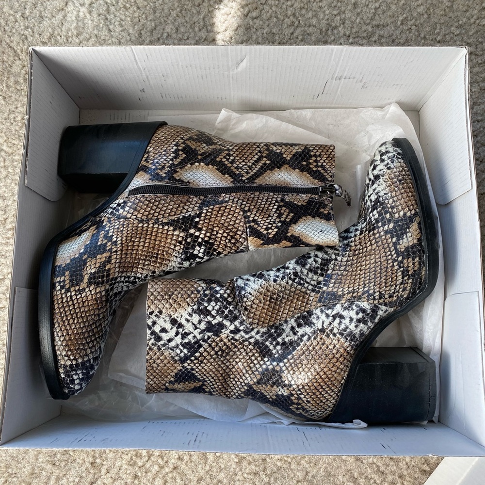 Topshop python sock boots 36/6 - Picture 4 of 7